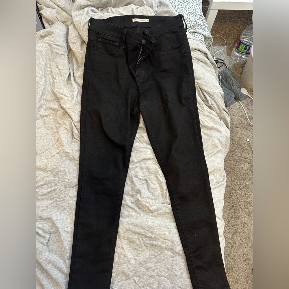 Levi's Women's Jet Black Skinny Jeans